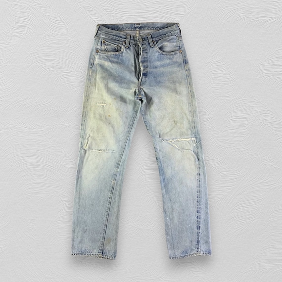 Vintage 80s Levis 501 Redline Jeans Levi’s Dirty … - image 1