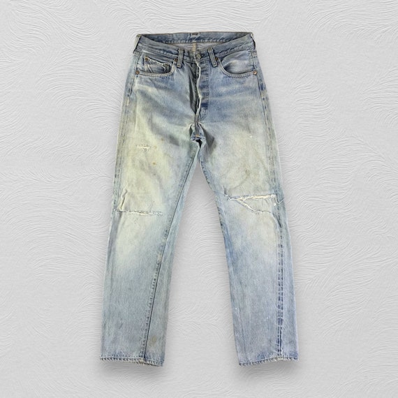 Vintage 80s Levis 501 Redline Jeans Levi's Dirty Wash Jeans Vintage 80s Levis 501 Redline Jeans Levi's Dirty Wash Jeans