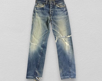 Vintage Blue Blue Japan Jeans Japanese Brand Flare Denim Vintage Blue Blue Japan Jeans Japanese Brand Flare Denim