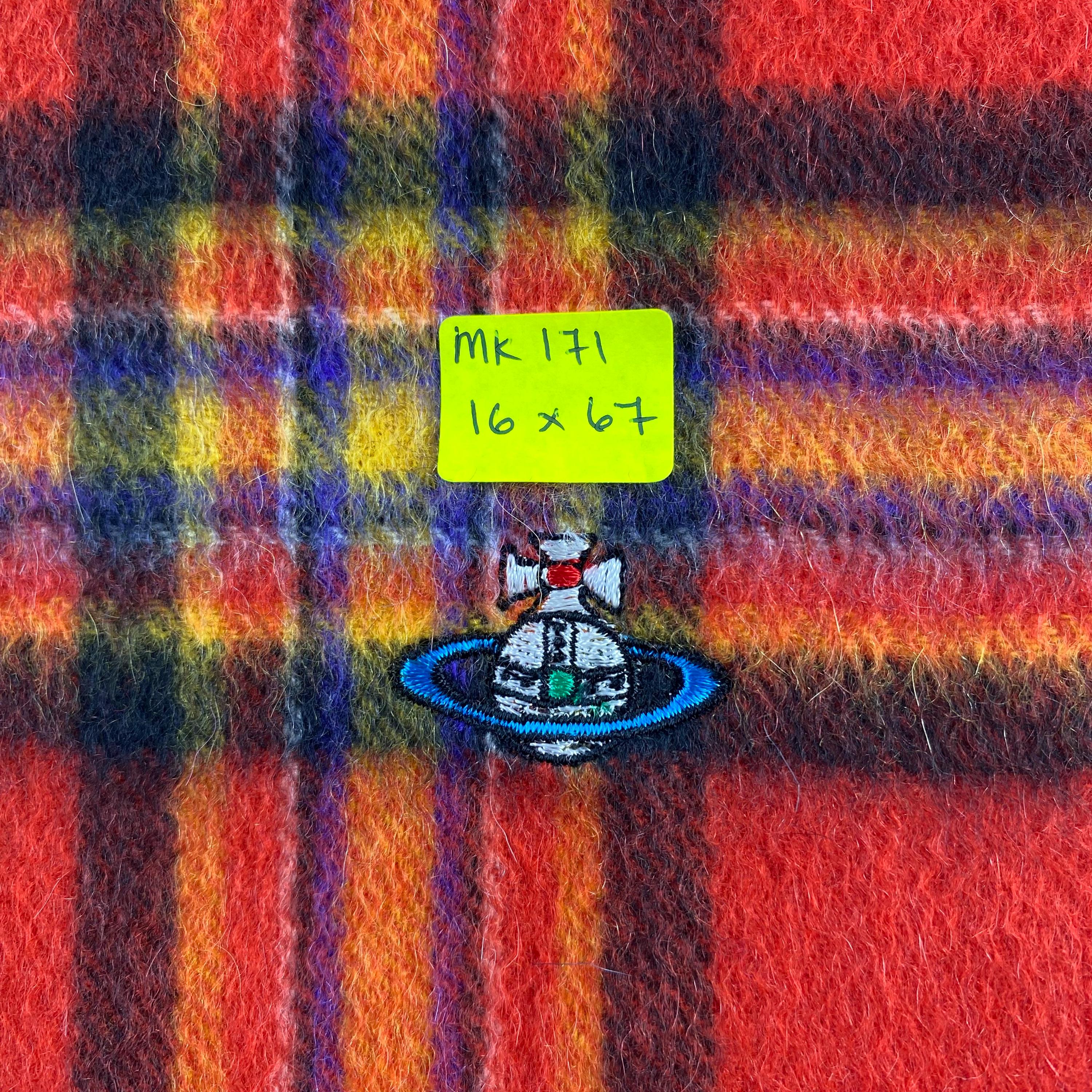 Vintage Vivienne Westwood Scarf Vivienne Westwood Plaid Muffler
