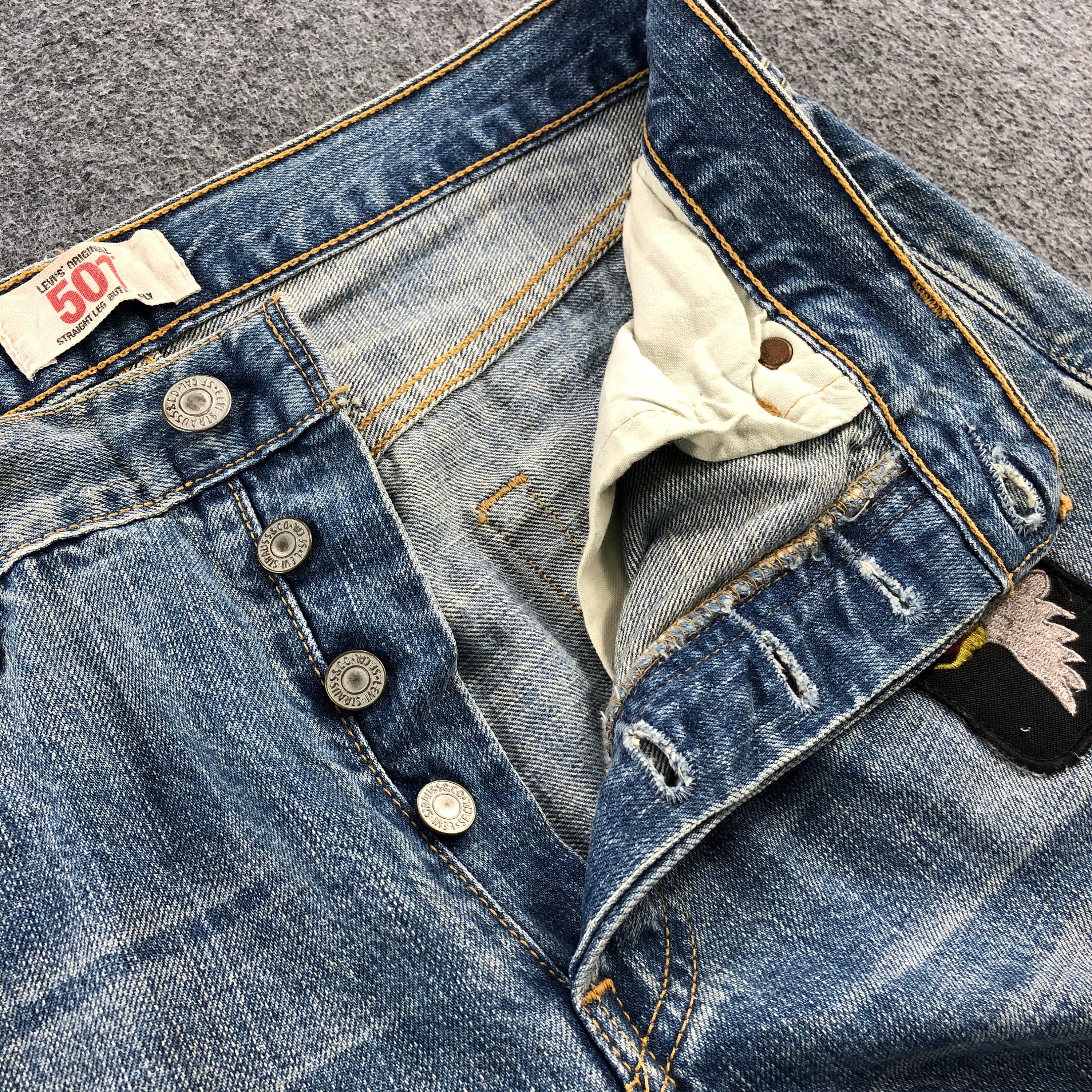 LEVI’S 501 – FADED, WORN & PATCHED / ’89 FADED LEVIS 501XX - W32
