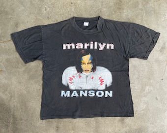Vintage 90s Marilyn Manson T-shirt Marilyn Manson Rock is Dead