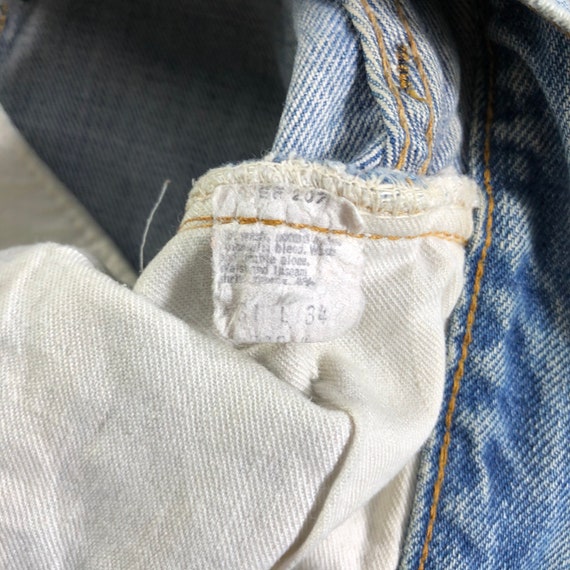 Vintage 80s Levis 501 Redline Jeans Levi’s Dirty … - image 10