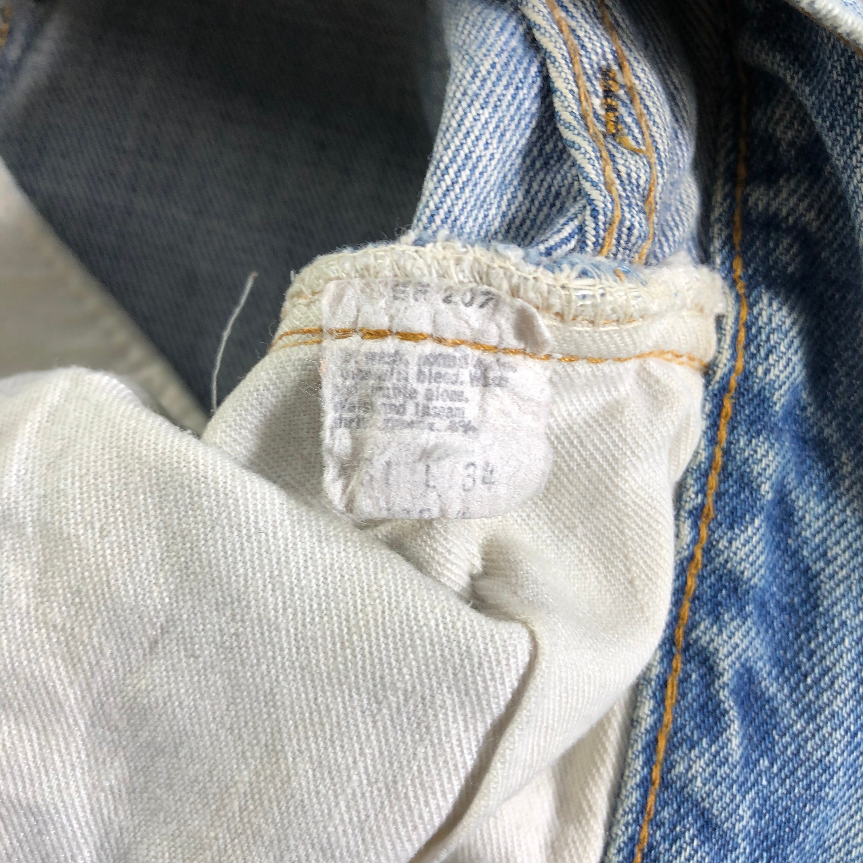 Vintage 80s Levis 501 Redline Jeans Levi's Dirty Wash Jeans Vintage 80s Levis 501 Redline Jeans Levi's Dirty Wash Jeans