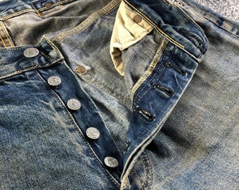 50's 60's UNKNOWN Sanforized デニムカバーオール チョア