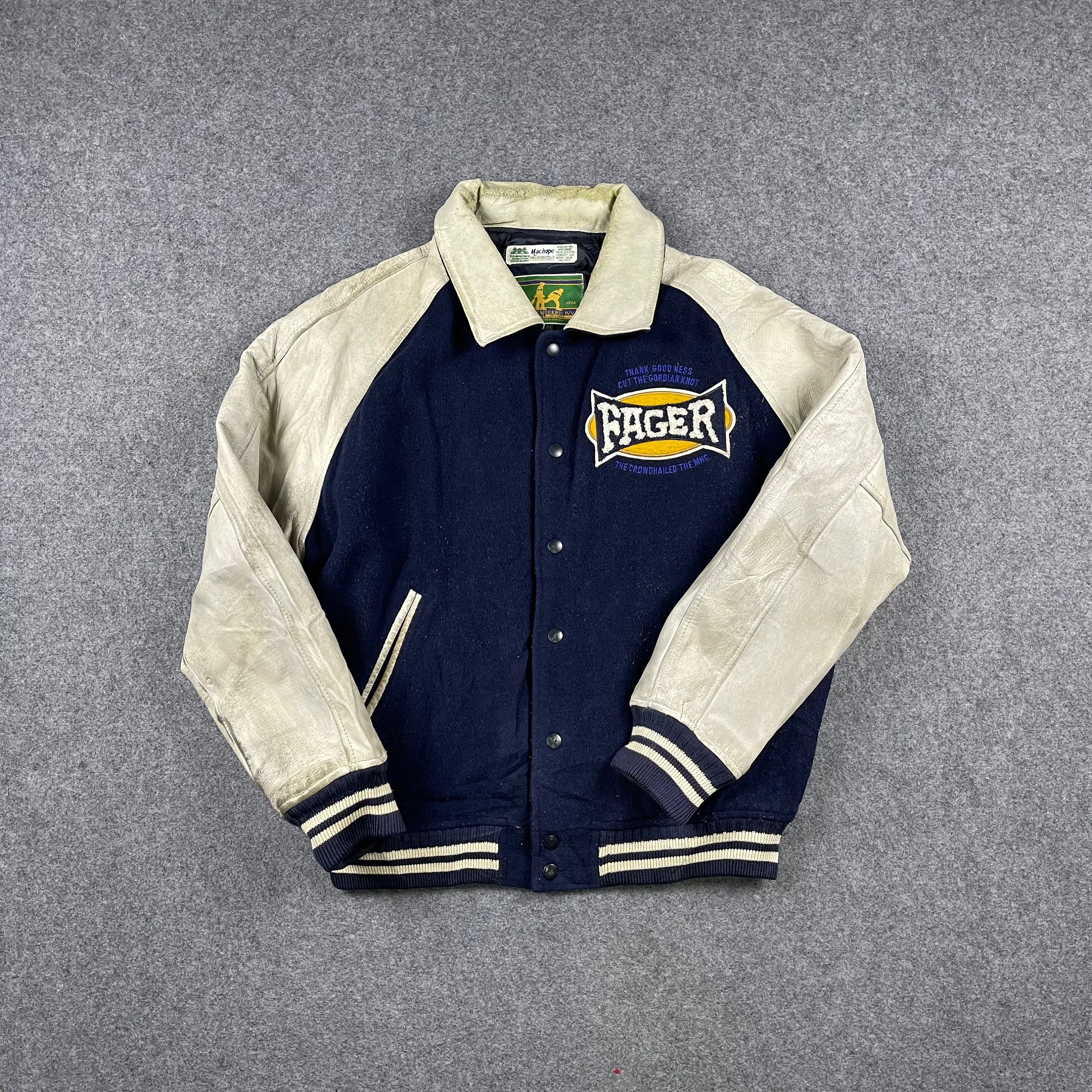 Vintage Fager Varsity Jacket Letterman 