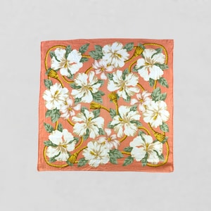 Vintage Celine Handkerchief, Celine Bandana, Celine Neckerchief, Celine Head Scarf, Celine Pocket Square