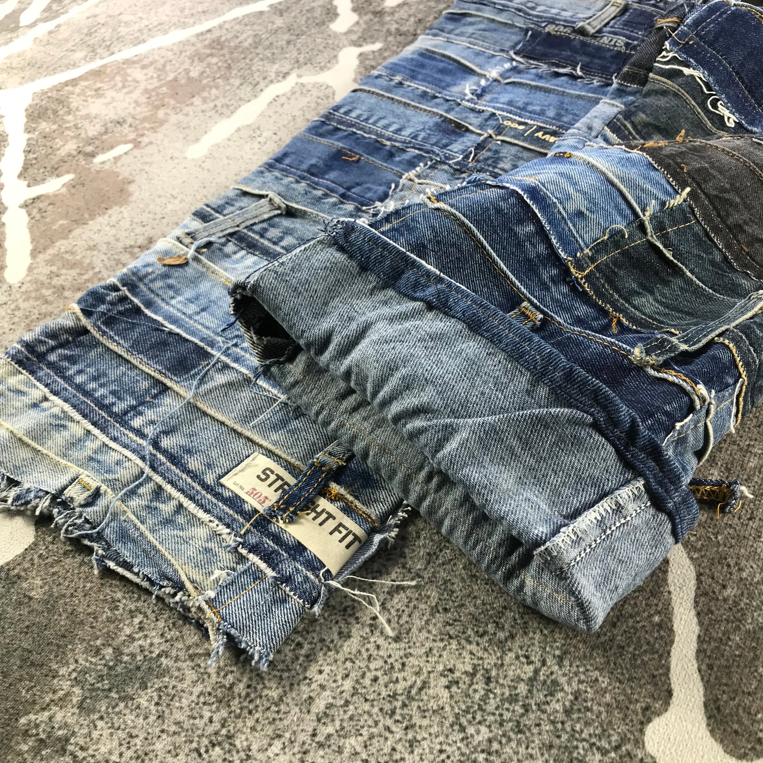 Patchwork 70s Denim - Etsy