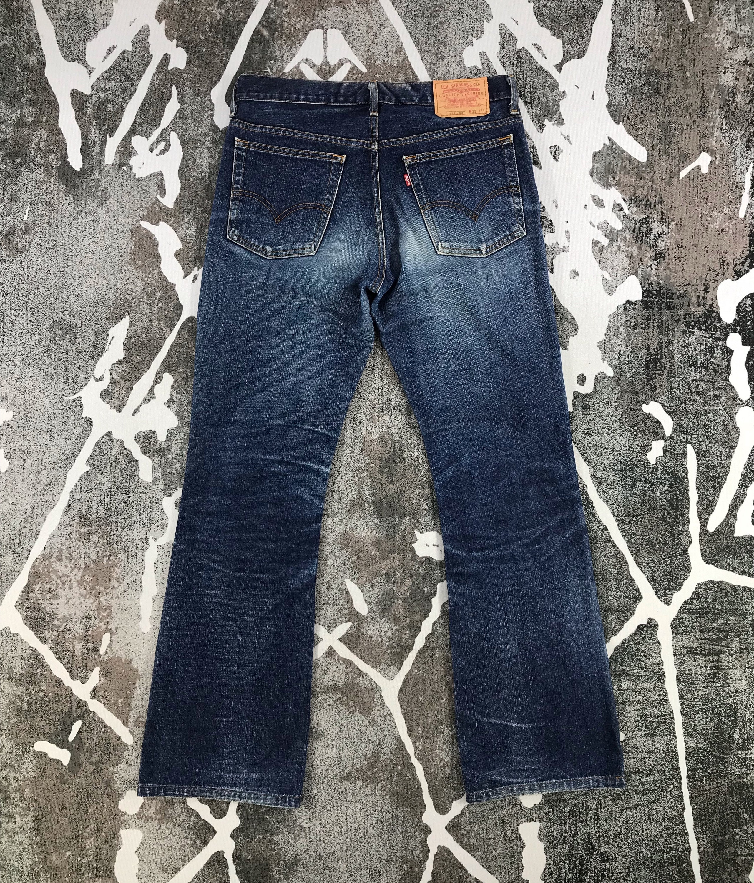 Size 33x30 Vintage Levis 517 Jeans Faded Blue Levi Dark Wash - Etsy