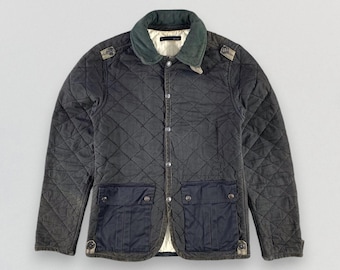 Vintage John Bull Kojima Jacket John Bull Quilted Jacket Sun Faded Jacket Japanese Brand Jacket Size Medium