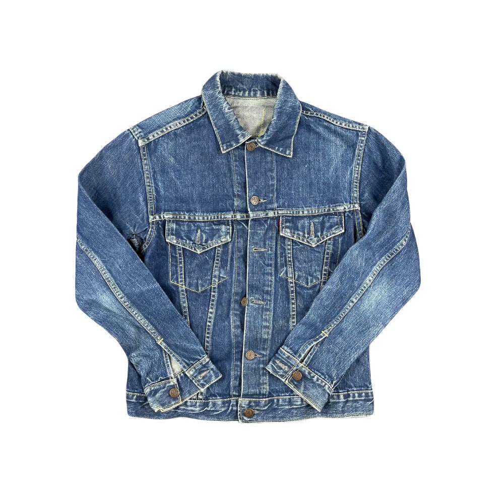 90s Denim Jacket - Etsy 直販最安価格 90s VANGRACK black Lsize denimjacket Gジャン/デニムジャケット