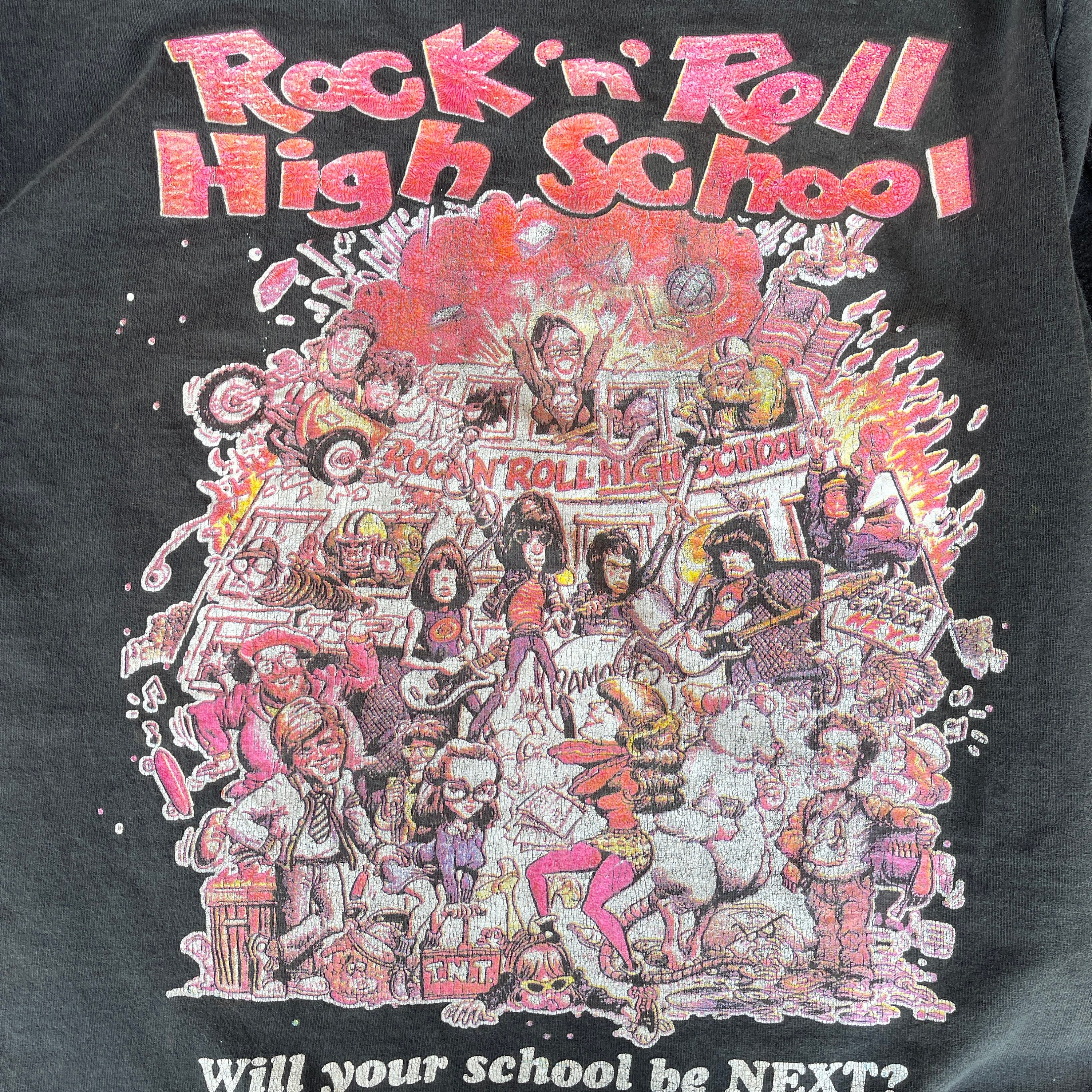 Vintage Ramones T-shirt Ramones Rock N Roll High School T-shirt
