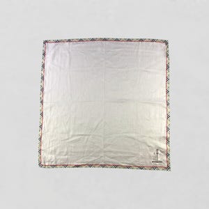 Vintage Burberry Taschentuch, Burberry Bandana, Burberry Halstuch, Burberry Kopftuch, Burberry Einstecktuch