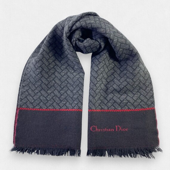Vintage Christian Dior Scarf Christian Dior Muffler Christian Dior