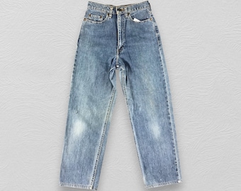 Vintage Vintage 90s Levis 509 Jeans Levi’s Stone Washed Levi High Waist Mom Jeans Size 27x27