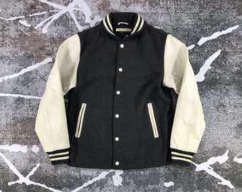 Journal Standard Varsity Jacket Letterman Jacket Leather Jacket Street Wear Jacket Medium Size