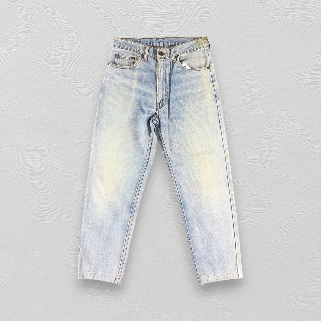 Levi's 復刻 66前期 10years wash denim W32L34 LEVI'S VINTAGE CLOTHING Jeans Uomo Stone Washed With Buttons