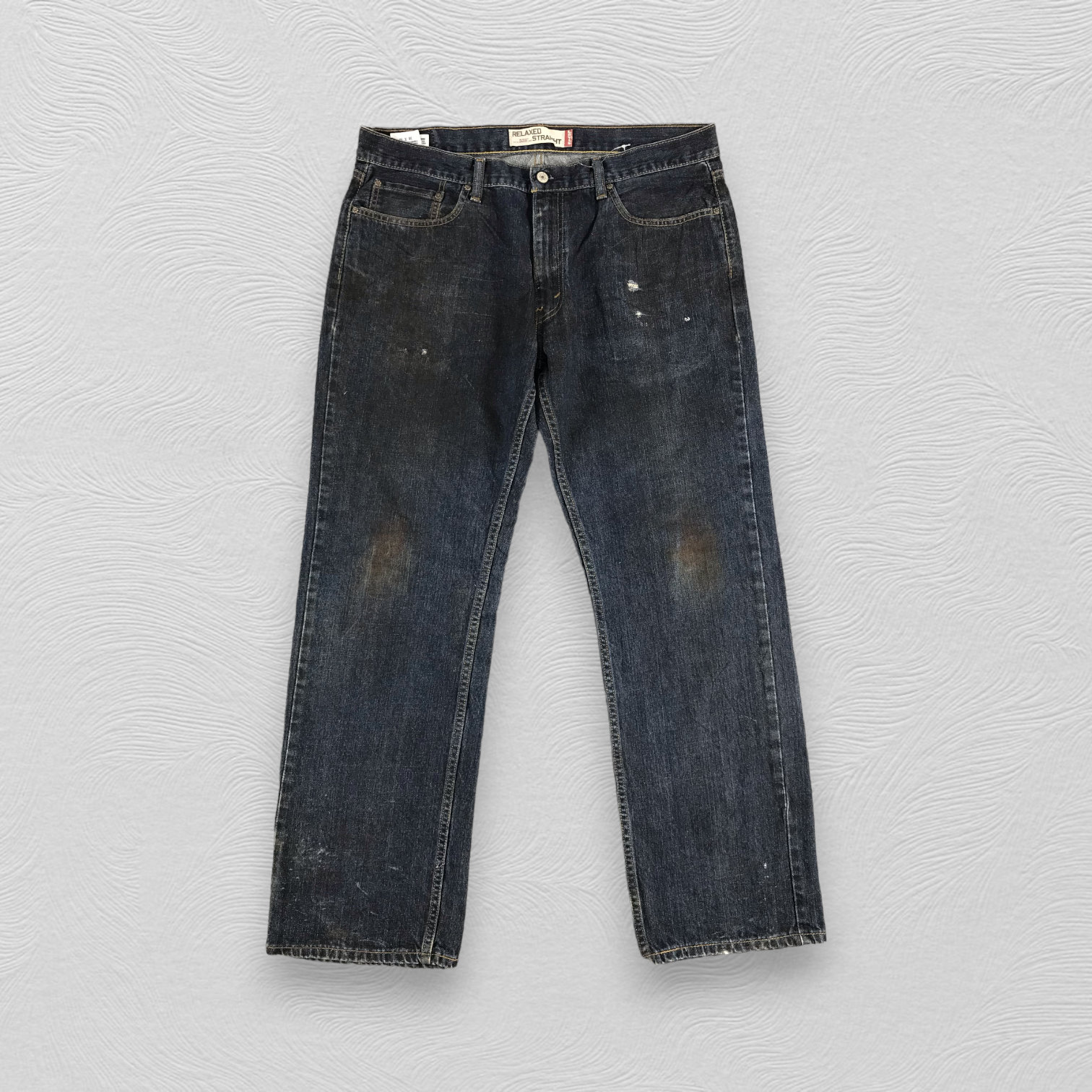 Vintage Levis 559 Jeans Levi's Dark Blue Dirty Dark Wash Levi Red