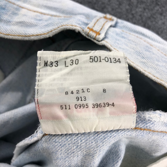 Vintage 90s Levis 501 Jeans Levis Light Wash Denim Vintage Levis