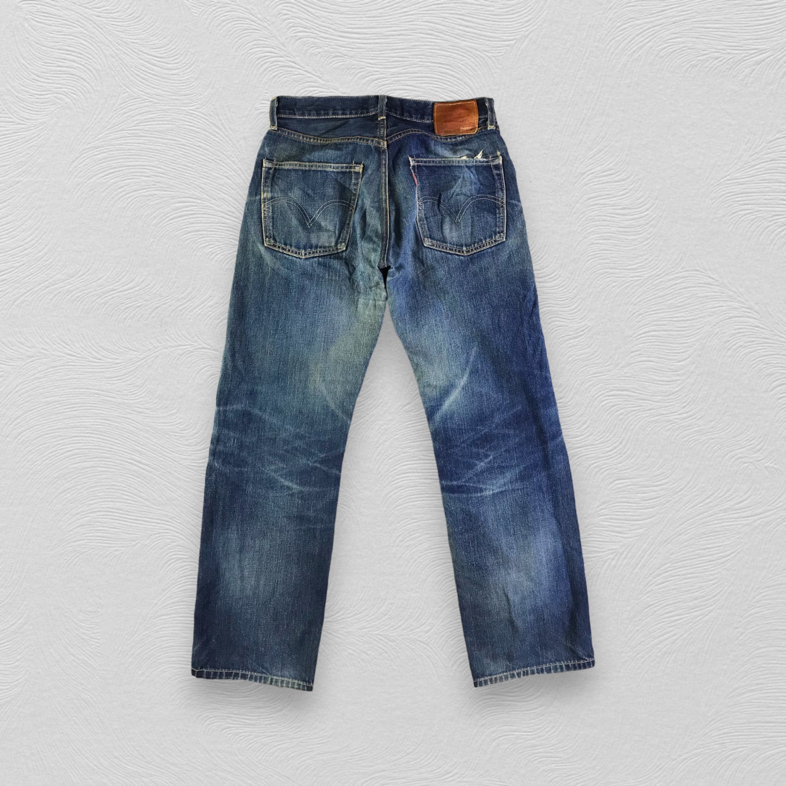 Vintage Levis 503 Redline Jeans Levi Selvedge Faded Blue Ripped Denim ...