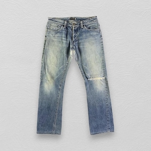 Vintage Full Count Selvedge Jeans Japanese Brand Redline Denim Blue Wash Full Count Selvedge Denim Size 30x27