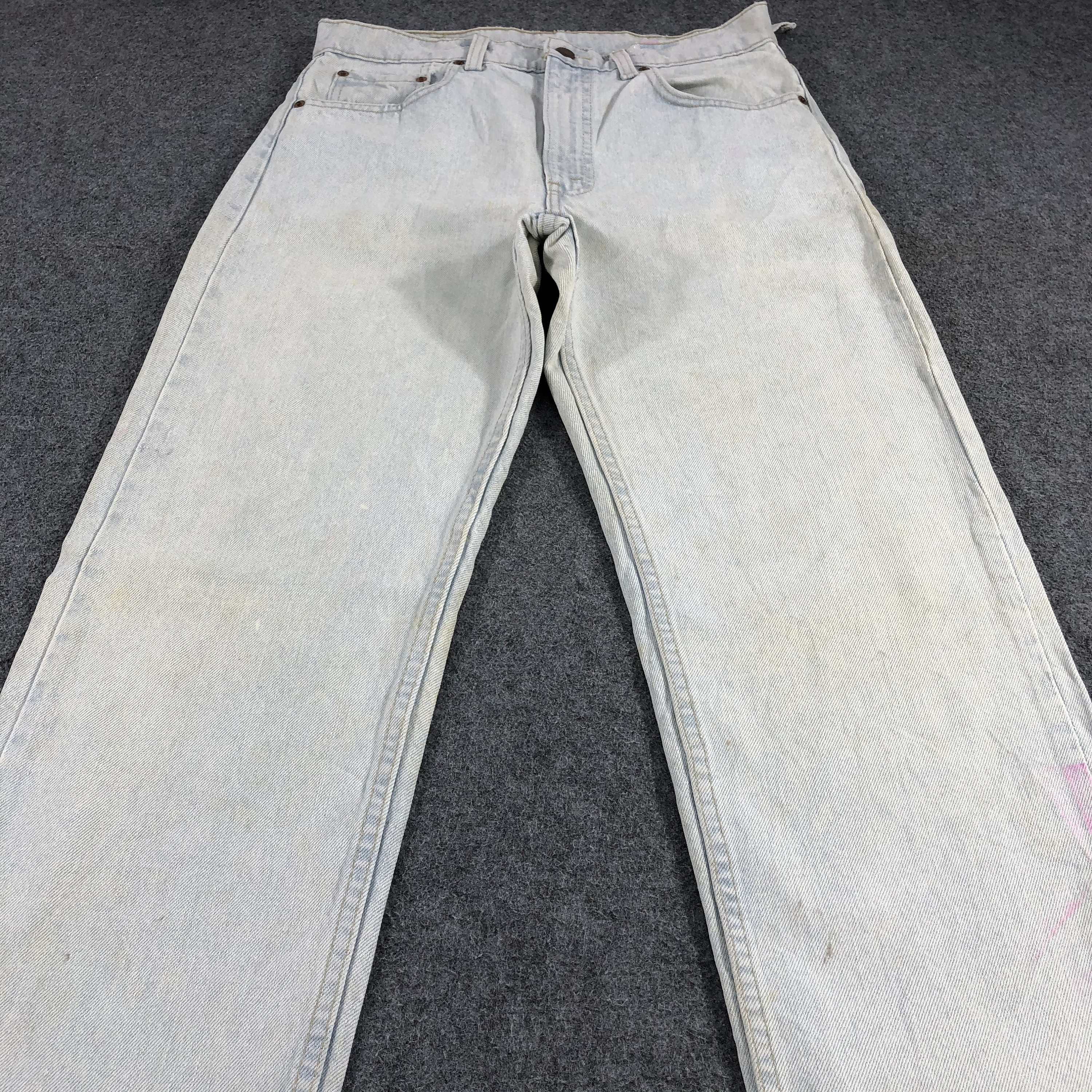 Size 31x34 Vintage Levi's 505 Regular Fit Light Washed Jeans Levis