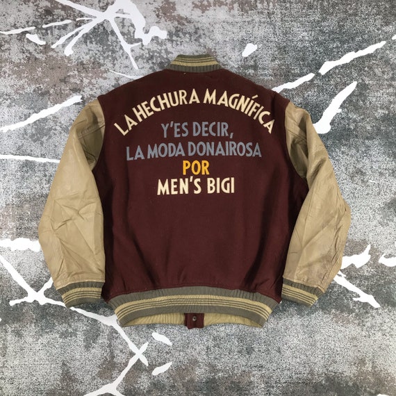 vintage mens bigi versity jacket