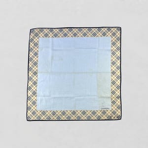 Vintage Burberry Taschentuch, Burberry Bandana, Burberry Halstuch, Burberry Kopftuch, Burberry Einstecktuch