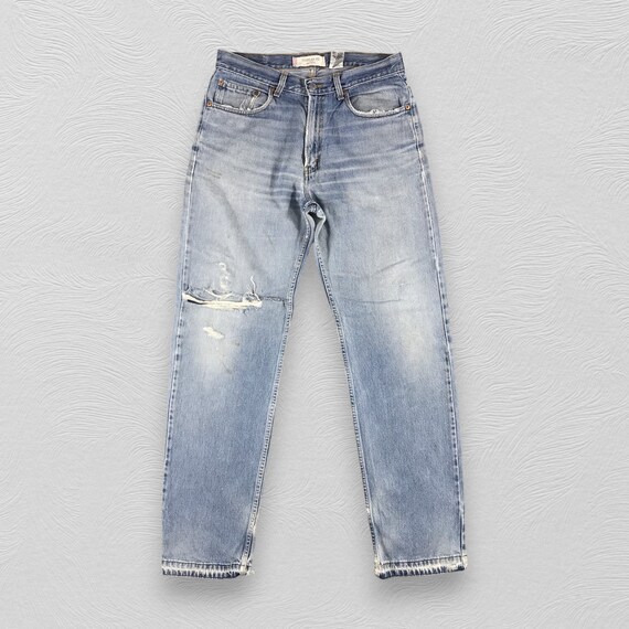 Size 34x34 Vintage Levis 550 Jeans Medium Wash Levi Faded Blue 
