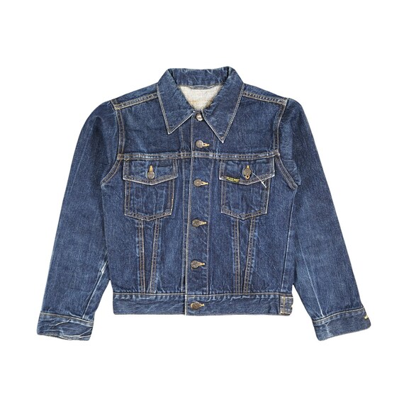 Denim Jackets Blue Wash Denim Button 