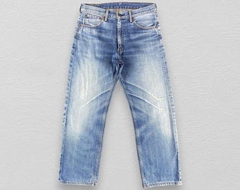 Vintage Levis 503 Jeans Levis Rusty Wash Denim Levi's 503 Y2K Vintage Levis High Waist Jeans Size 34x29