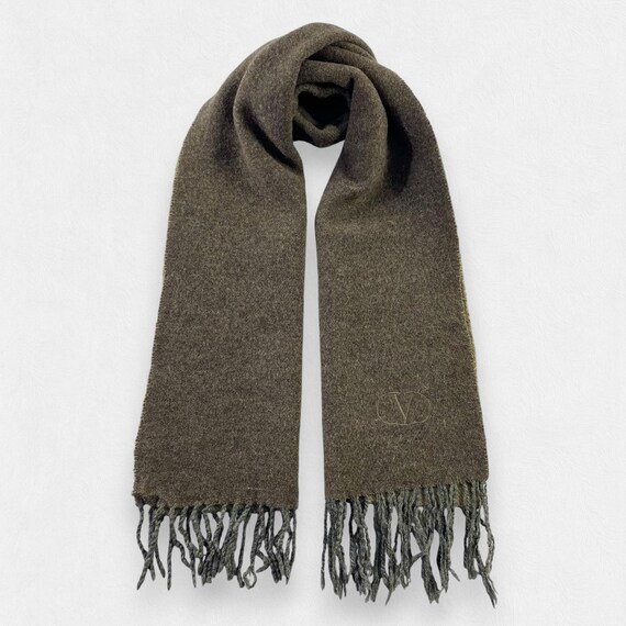 Écharpe/Châle Valentino En Laine Et Soie - Occasion Multicolore, Accessoire Luxe Femme Vintage
