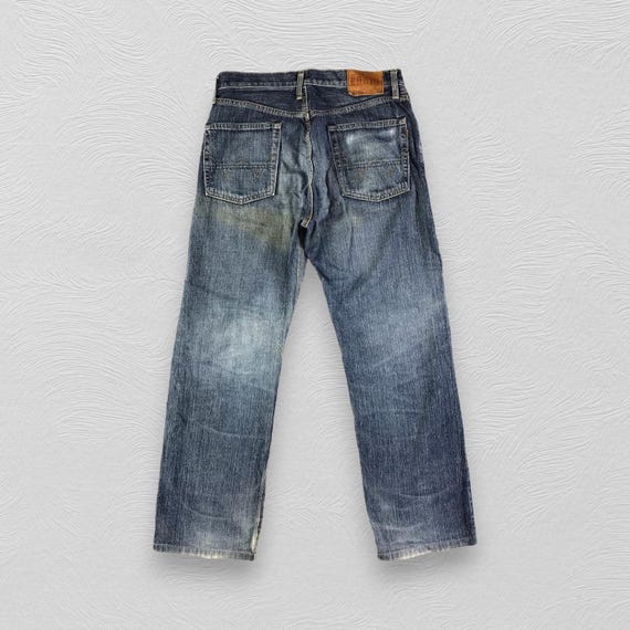 Vintage Edwin 505zx Selvedge Jeans Faded Blue Jeans High Waist