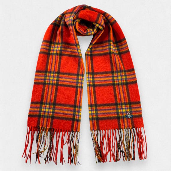 Vintage Vivienne Westwood Scarf Vivienne Westwood Plaid Muffler