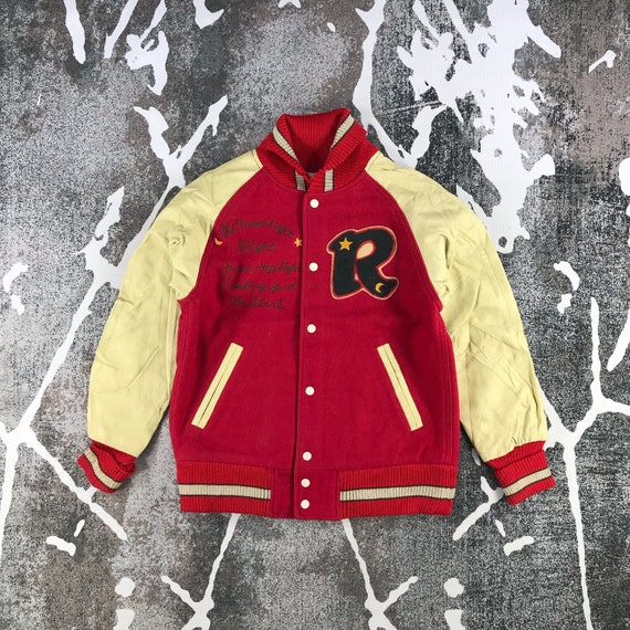 Vintage Bright Moon Varsity Jacket 