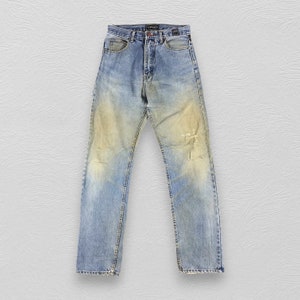 Size 29x31 Vintage Versace Jeans Versace Distressed Denim High Waist Jeans Rusty Medium Wash Denim