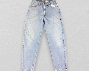 Vintage Levis 560 Jeans Levis Orange Tab Jeans Levi's Faded Blue Jeans Denim Levi’s High Waist Mom Jeans Size 30x31