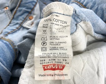 Size 30x29 Vintage 90s Levis 607 Jeans 