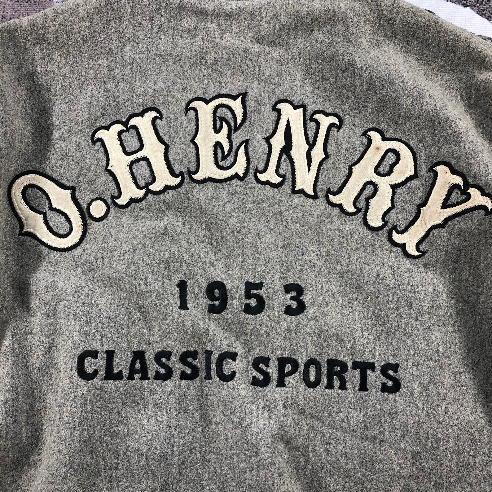 Vintage 90s O.henry Varsity Jacket Letterman Jacket Leather - Etsy