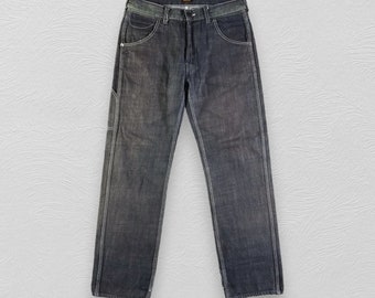 Vintage japanska Psycho Wheels-jeans hiphop streetwear-jeans snickarjeans baggybyxor vintage högmidjade jeansbyxor harajukubyxor