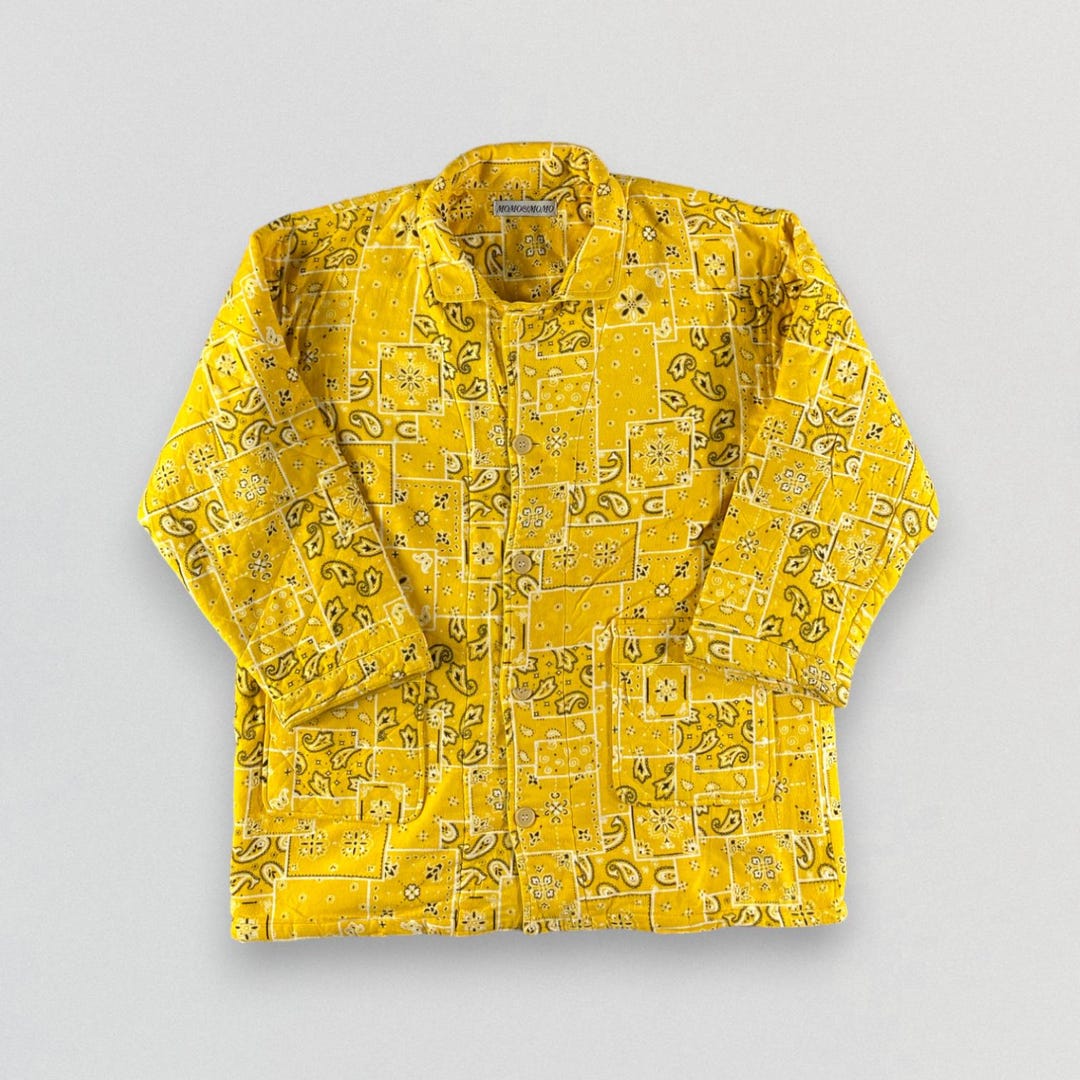 ジャケット・アウター MOMO Vintage Japanese Brand Jacket Momo Jacket Paisley Jacket Button up