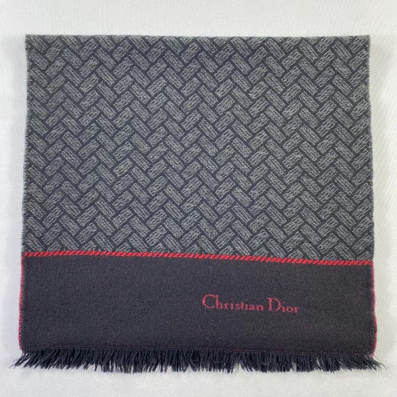 Vintage Christian Dior Scarf Christian Dior Muffler Christian Dior