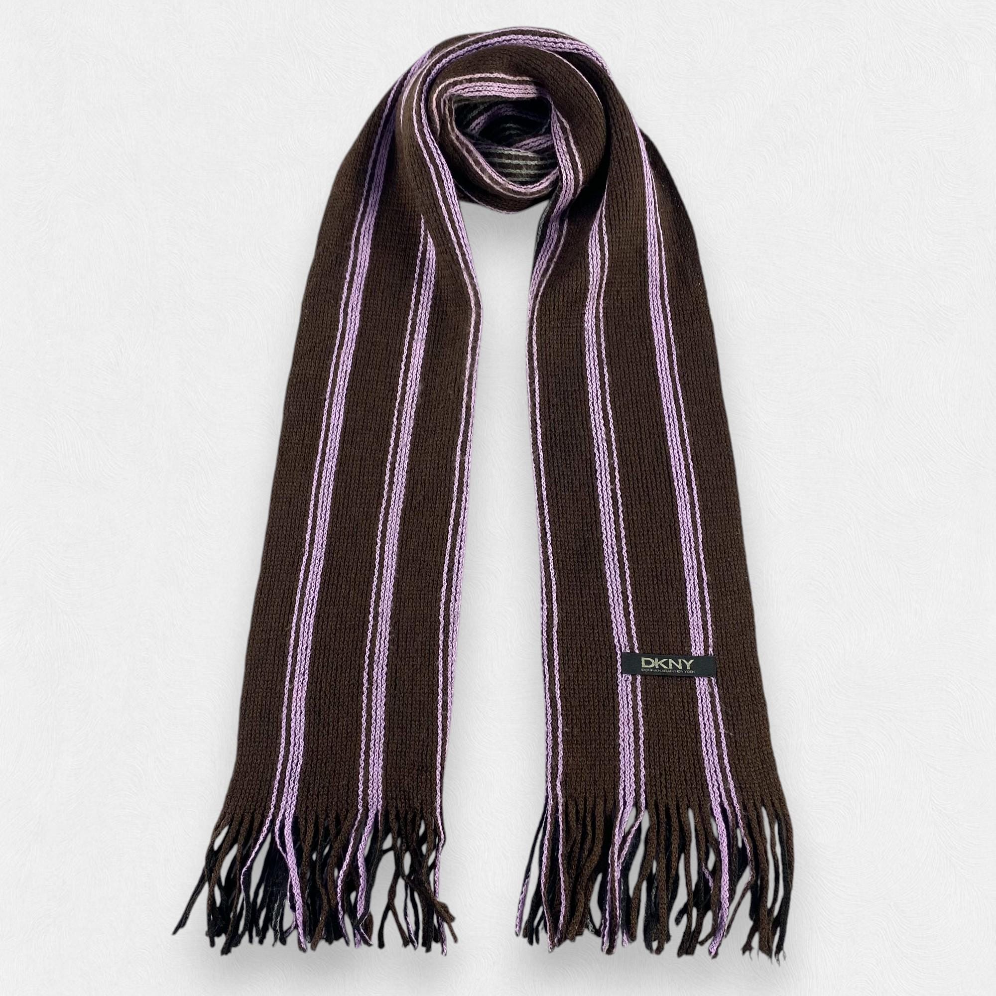 Vintage DKNY Scarf DKNY Muffler DKNY Wool Muffler Vintage Donna