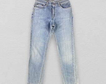 Vintage Levis 510 Jeans Medium Wash Levi Low Rise Jeans Slim Fit Denim High Waist Denim Mom Jeans Size 32