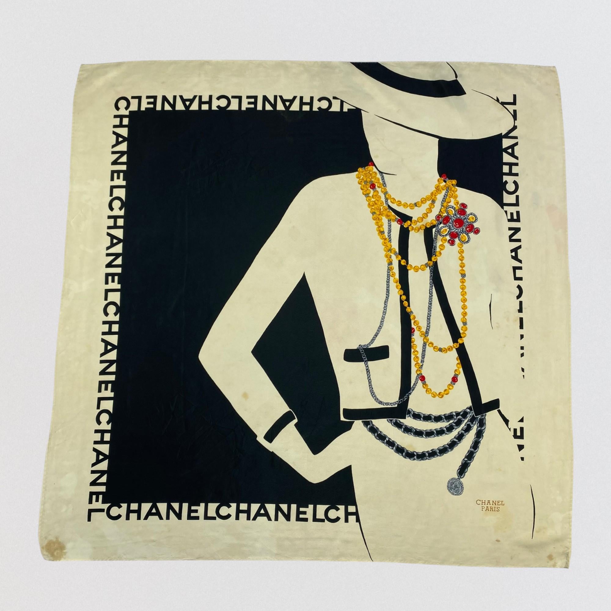 Paris Chanel Scarf - Etsy