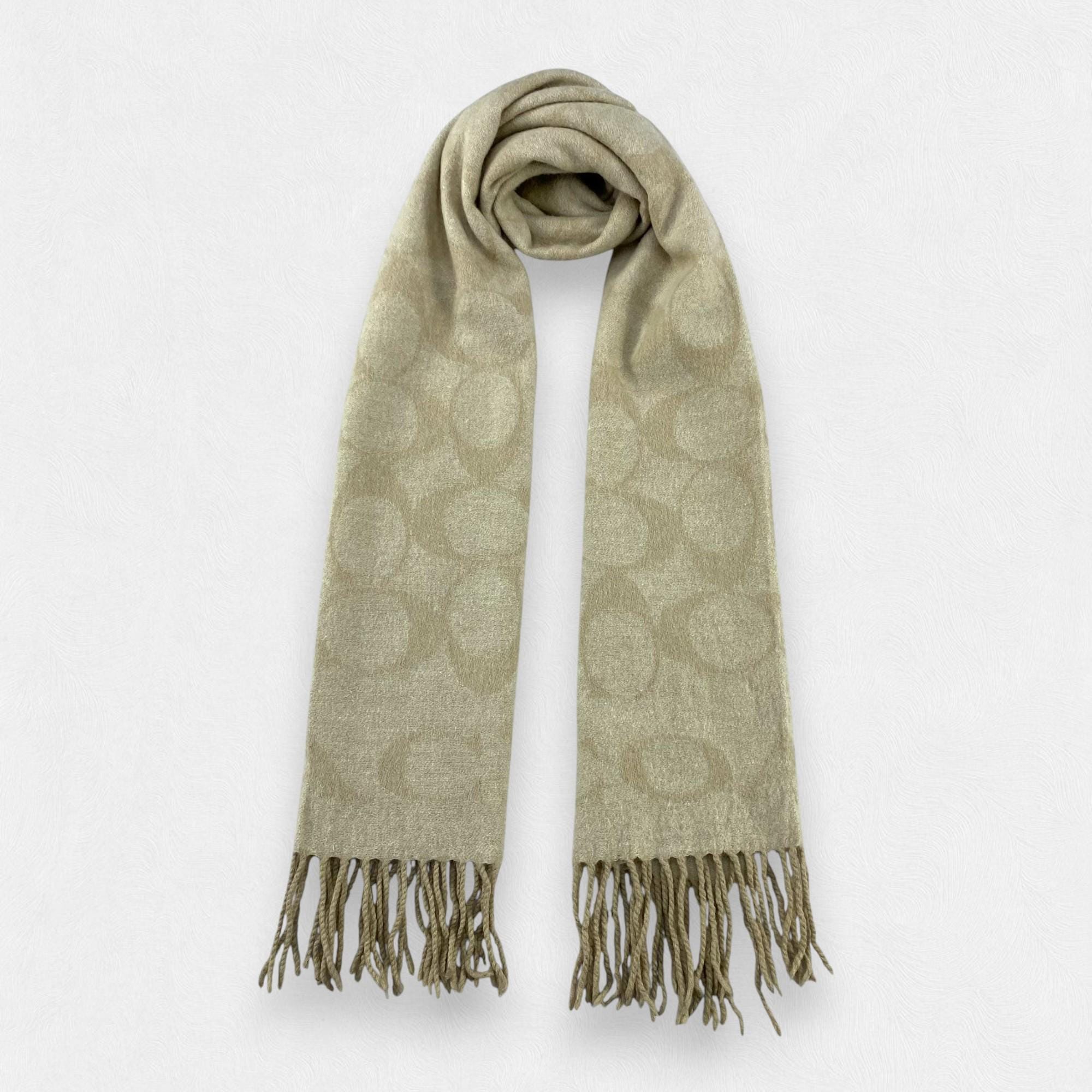 Coach Tattersall Hat & Scarf Y2K COACH wool 2-Piece Monogram Beanie & Scarf | Mercari main image 4