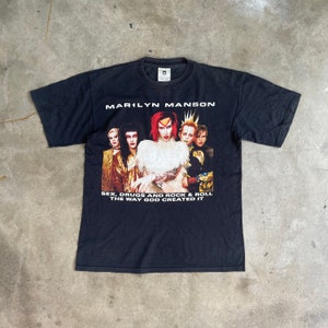 Vintage 90s Marilyn Manson T-shirt Marilyn Manson Mechanical