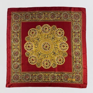 Vintage Yves Saint Laurent Silk Scarf Yves Saint Laurent Silk Muffler Yves Saint Laurent Silk Neck Scarf Yves Saint Laurent Silk Neck Warmer
