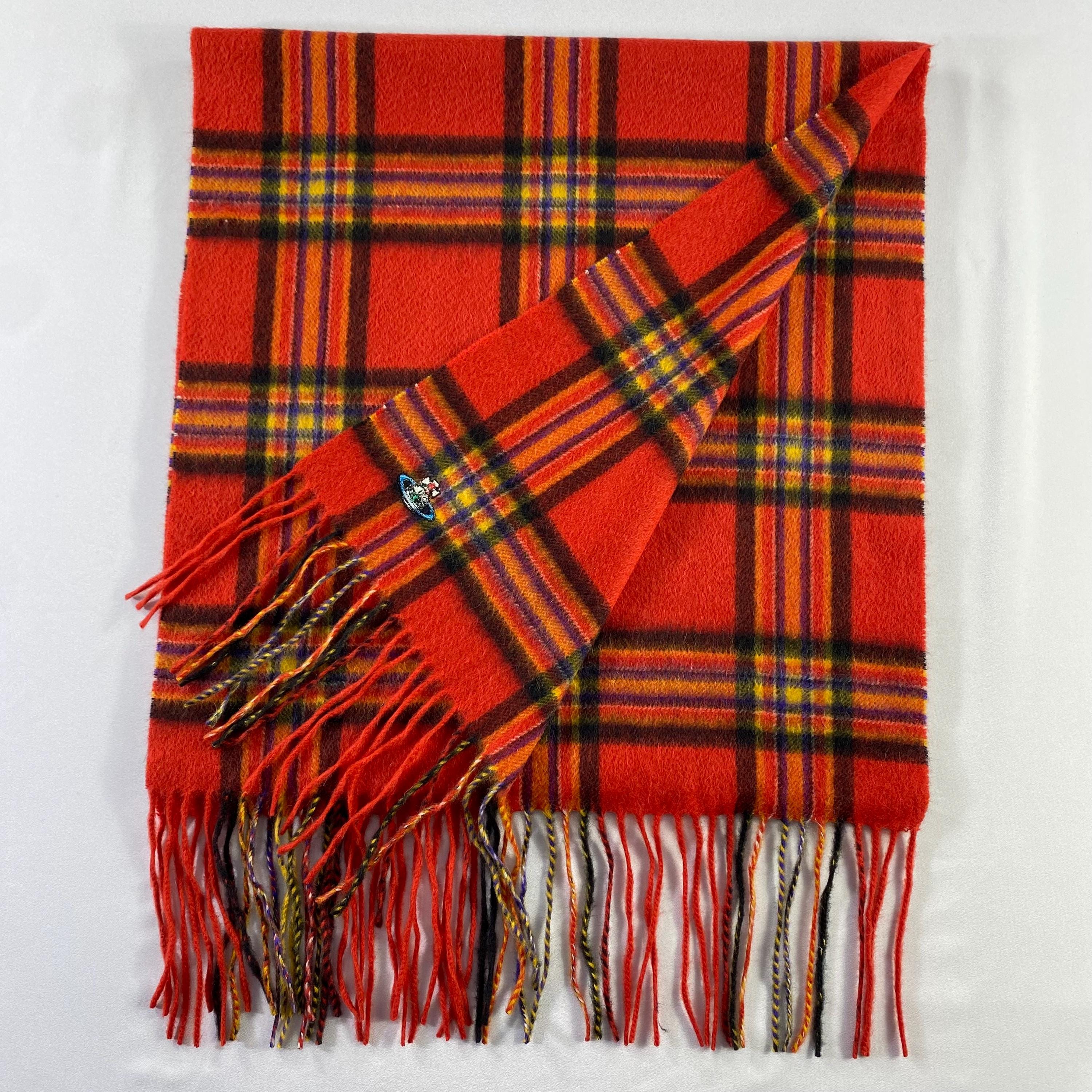 Vintage Vivienne Westwood Scarf Vivienne Westwood Plaid Muffler