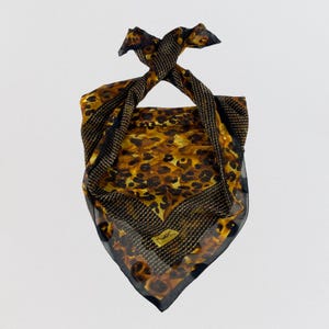 Vintage Yves Saint Laurent Silk Scarf Yves Saint Laurent Silk Muffler Yves Saint Laurent Silk Neck Scarf Yves Saint Laurent Silk Neck Warmer